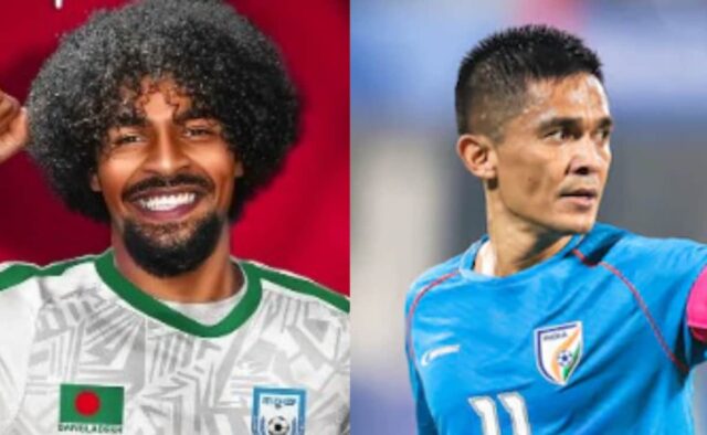 India vs Bangladéš Live Hodnotenie, AFC ASIAN MUG Kvalifiers 2027: Premier Game Superstar na spustenie Bangladéša, Sunil Chhetri Up Najlepšie pre Indiu 
