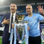 Rozsudok o 115 obvineniach, ktoré boli vznesené proti Man City, sa už nejaký čas očakáva „bezprostredne“ (na obrázku: Pep Guardiola, vpravo, s predsedom klubu Khaldoon Al Mubarak, vľavo)