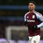 Marcus Rashford sa od presunu do Aston Villa užil v podobe