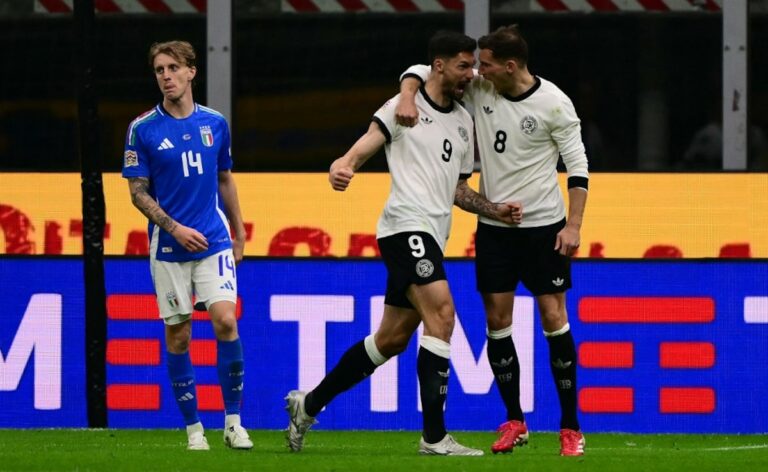 Leon Goretzka Credit Ratings Champion o rekordných, Nemecko porazil Taliansko 2-1 v štvrťfinále organizácie národov