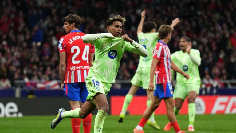 Los Angeles Liga 2024-25: Barcelonské fázy oneskorené návratom, aby porazili Atletico Madrid 4-2