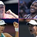 Nohy Gauff, Radacanu, Swiak, Sabalenka, Andreeva