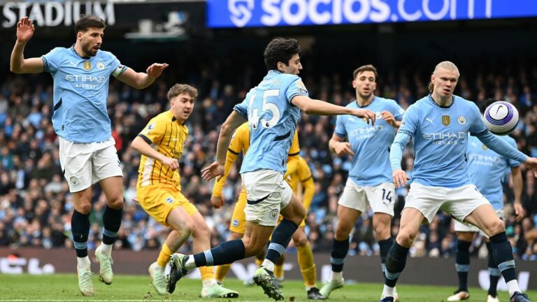 Premier Game 2024-25: Mužská metropolitná oblasť potvrdila 2-2 domáce čerpať cez Brighton; Wolves Hammers Southampton 2-1
