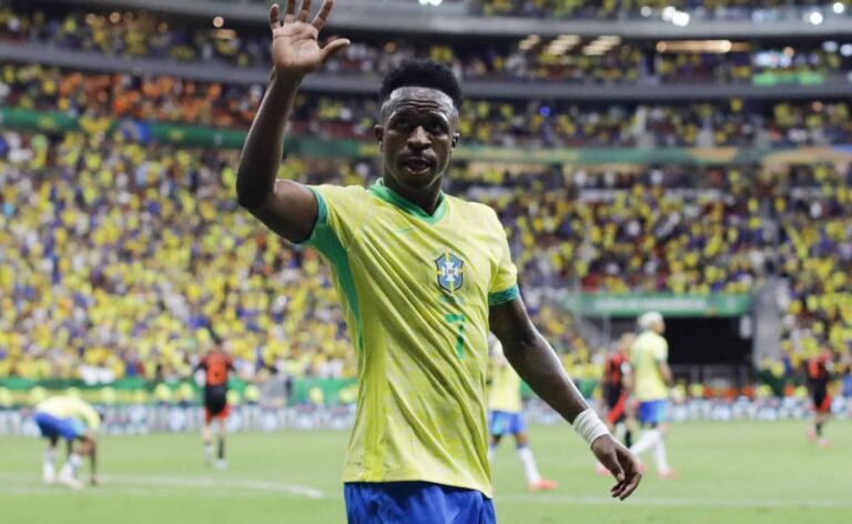 Vinicius Jr Bangs v 99. minútovej chybe, keď Južná Amerika ukradla neskorý úspech vs Kolumbia