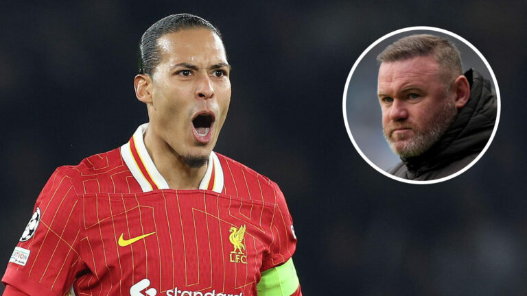 Virgil Truck Dijk reaguje na „nečinnosť“ námietky prichádzajúcu od Guy Utd Legend Wayne Rooney