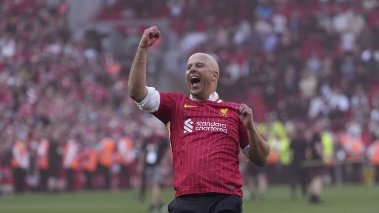 Arne Port reaguje po tom, čo Liverpool viedol titul Premier Organization