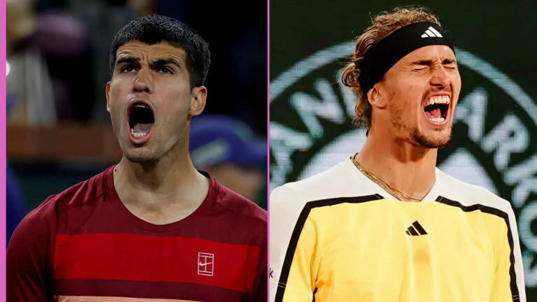 Carlos Alcaraz proti Alexander Zverev