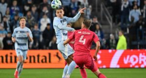 Dejan Joveljic Ratings dvakrát ako Sporting KC Blanks Area St. Louis, aby sa dosiahol počiatočný úspech času 

