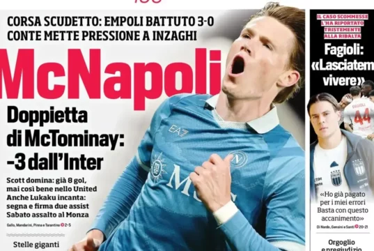 Dnešné noviny: McNapoli, Inzaghi preberá Inter, Leao Future

