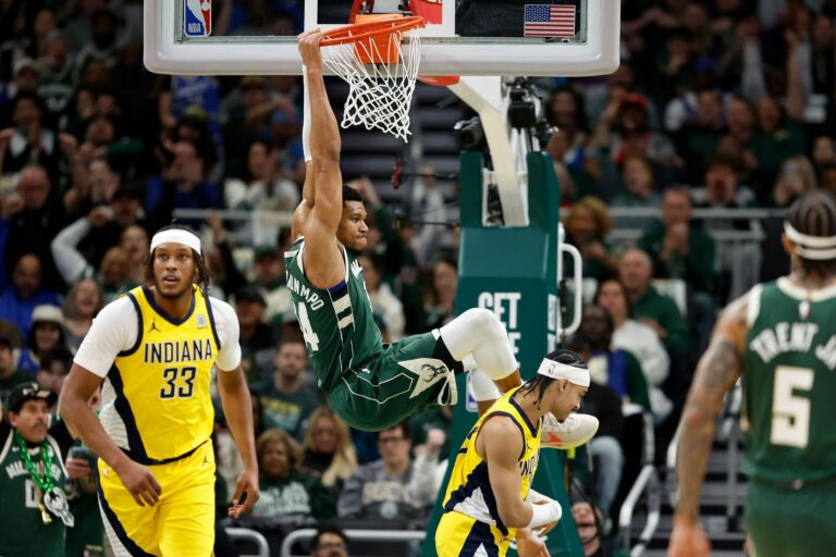 Indiana Pacers vs Milwaukee Bucks Gamer Statistics and Box Hodnotenie (27. apríla)