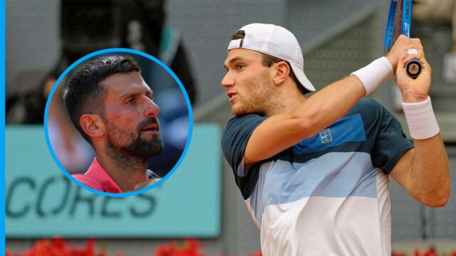 Jack Draper obklopuje Novak Djokovic, pretože pozície ATP zvyšujú kroky blízko 
