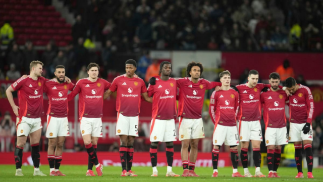 Manchester United. (AP)
