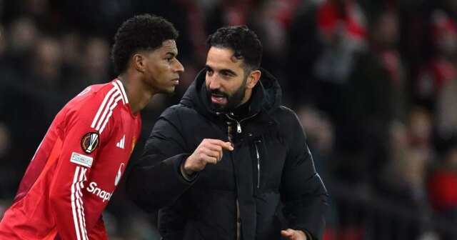 Marcus Rashford a Ruben Amorim sa pripravili na rozhovory pred návratom Man Utd
