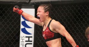 Otázky Erin Blanchfield spoločnosti UFC Zhang Weili by určite boli šampiónom v spoločnosti Flyweight 
