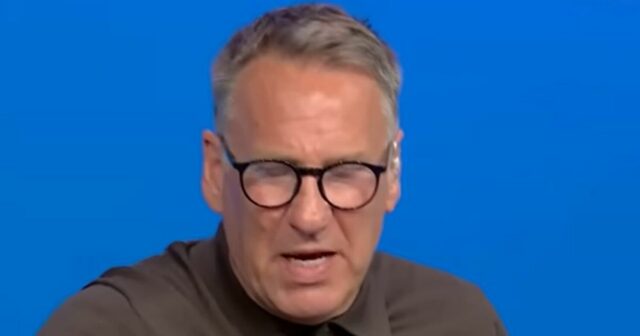 Paul Merson rýchlo ustúpi nad komentárom Declana Ricea, keď sa mu Sky Sports Studio smial
