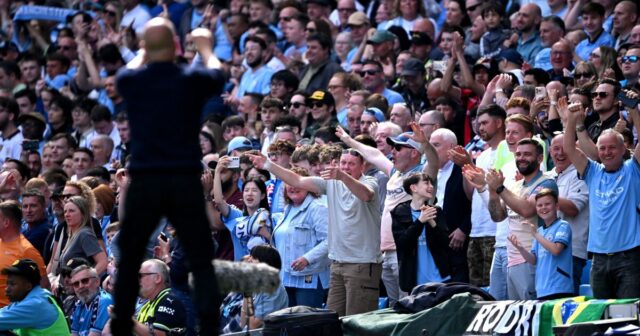 Pep Guardiola Taunts Man City Fanúšikovia, keď sa striedajú dramatický konflikt Crystal Palace | Futbal Šport
