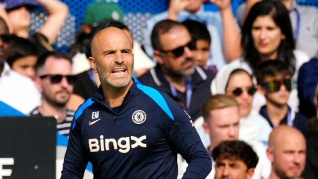 Hlavný tréner Chelsea Enzo Maresca. (X) 