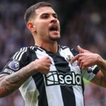 Prenos správ, informácie: Male United Eye Newcastle's Bruno Guimarães