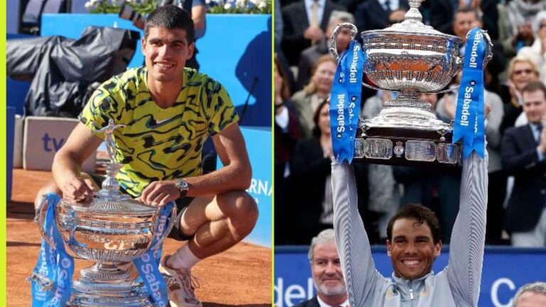 Rafael Nadal, Carlos Alcaraz, Bjorn Borg