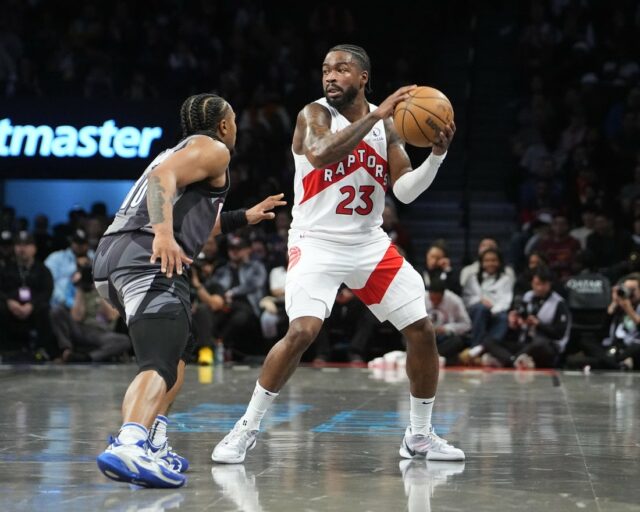NBA: Toronto Raptors v Brooklynských sieťach