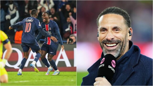 Rio Ferdinand neznesiteľný, keď PSG vyhrá nad Aston Villa zatienenou športovým pokrytím TNT
