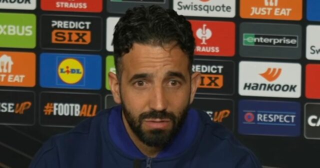 Ruben Amorim objasňuje pocity vo verejnom rade Andre Onana a Nemanja Matic
