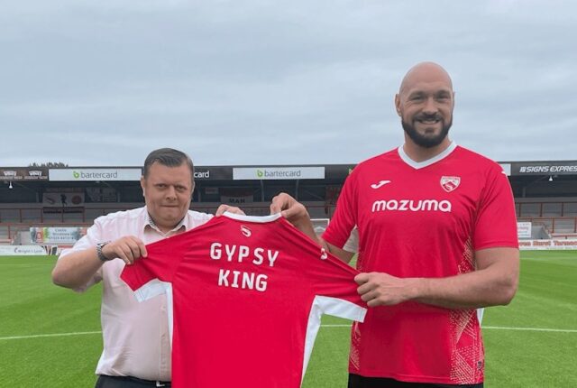 Fury predtým sponzoroval Morecambe, ale nebude ich vlastníkom