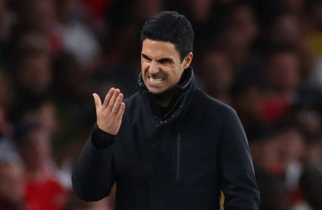 Arteta je zodpovedná od decembra 2019 po výmene Unai Emery