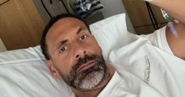 Rio Ferdinand à Mlle Arsenal vs PSG Couverture alors que Man Utd Legend partage le lit d'hôpital
