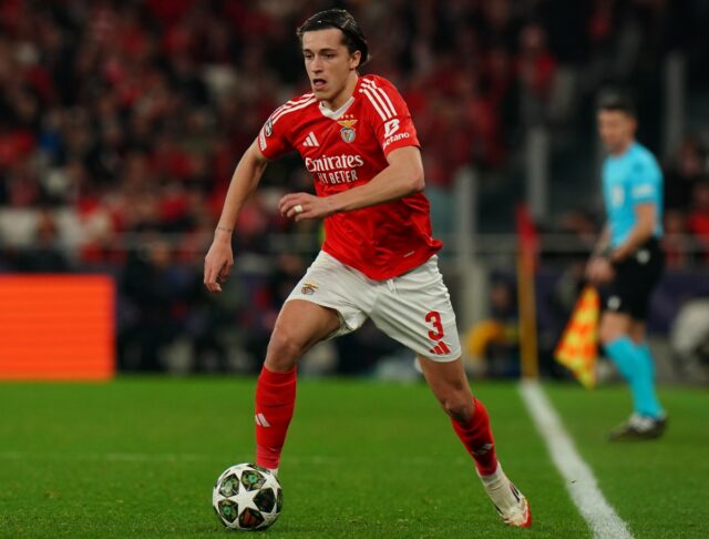 Álvaro Carreras v akcii pre Benfica
