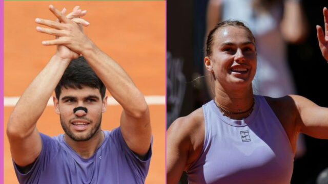 Alcaraz, Sabalenka, Gauff All podporovaný

