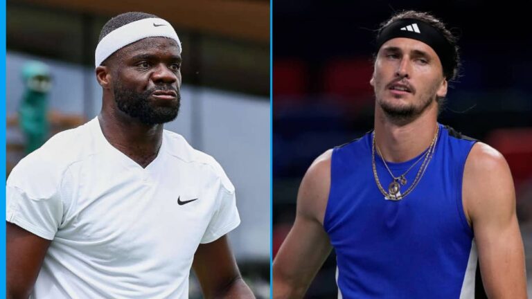 Alexander Zverev a Andrey Rublev Land v tej istej polovici