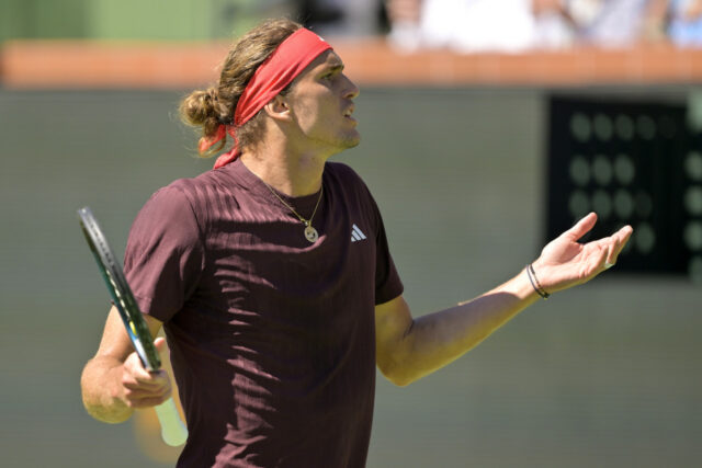 Alexander Zverev zdvihol obočie po spochybnení loptičiek talianskeho otvoreného Dunlop

