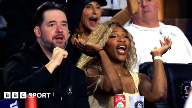 Alexis Ohanian and Serena Williams