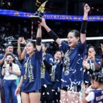 Shaira Jardio, Vovel Alinsug zdieľa poslednú cenu MVP po tom, čo viedla Nu Lady Bulldogs v ženskom volejbalovom titule sezóny UAAP 87, čím prekonala La Salle Lady Spikers.