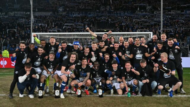 Arminia Bielefeld sa odváži snívať pri stretnutí s Bundesliga VFB Stuttgart vo finále nemeckého pohára

