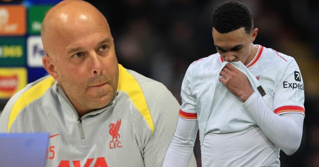 Arne Slot 'dúfa, že ovplyvní dav Liverpoolu pred posledným zápasom Trenta Alexandra-Arnolda

