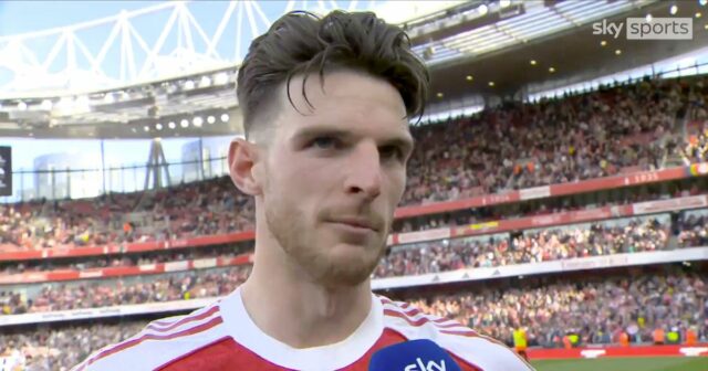 Arsenal Star Declan Rice odhaľuje „osobnú“ správu Mikel Arteta pred víťazstvom Newcastle

