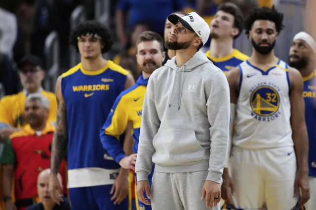Steph Curry Warriors Timberwolves NBA play -off
