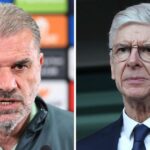 Boss Tottenham Ange Posecoglou nazýva „šialený“ arzén Venger po sťažnosti Futbalový šport