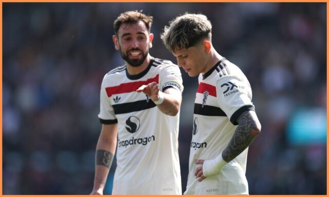 Bruno Fernandes opúšťa autobus muža United Team