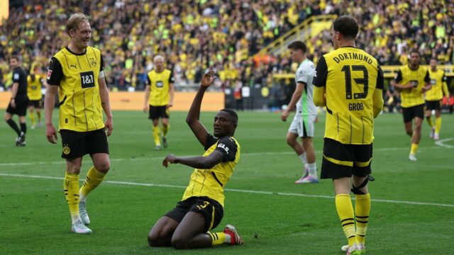 Bundesliga 2024-25: Dortmund opäť v mixe Ligy majstrov po 4-0 víťazstvom nad Wolfsburgom

