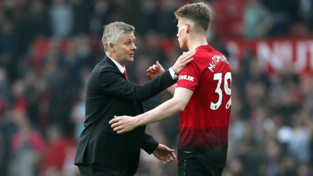Bývalý muž United Boss Ole Gunnar Solskjaer zabuchne prevod Scott McTominay

