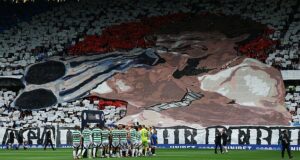 Rangers odsúdil Tifo, ktorého vystavovali jeho vlastní fanúšikovia, ktorí opísali Graeme Souness, ktorý držal brokovnicu a odvolával sa na „vzpurnú špinu“.
