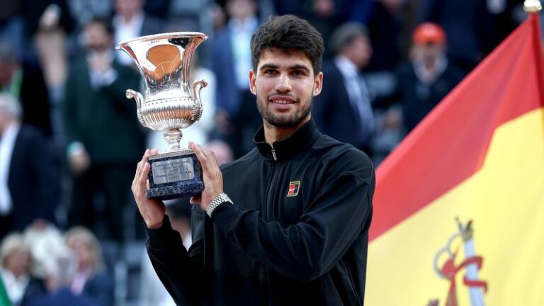 Carlos Alcaraz Downs Obľúbený Jannik Sinner pre Kinlinic Prvý titul Talian Open French French Open