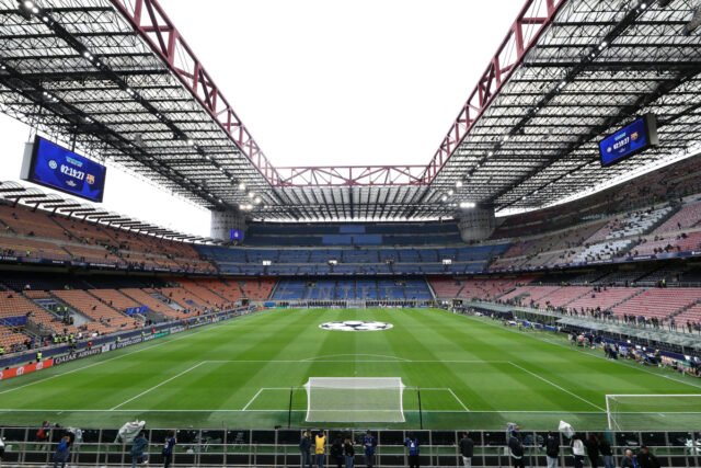 Ceferin na San Siro Atmosféru pre Ligu Ligy majstrov polo finále 2. späť: „Preferujte modernú štruktúru“

