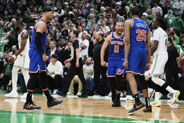 Jalen Brunson Knicks porazil Celtics Game 1 NBA East Semis