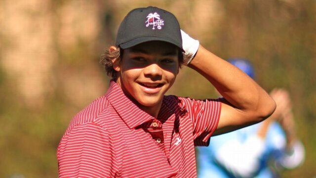 Charlie Woods Card 6-IPOD 66 rokov, aby vyhral prvý titul AJGA kariéry

