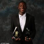 Moises Caicedo získal cenu oboch mužských hercov na cene Chelsea's End On Season Show Show