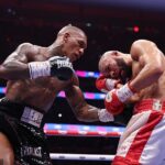 Chris Eubank Jr. bol v sobotu večer priviazaný k brutálnemu boju s 12 tokom s Conorom Bennom